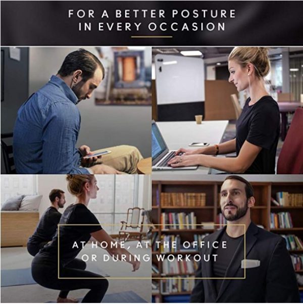 Tee-shirt correcteur de posture pour le travail sport maison